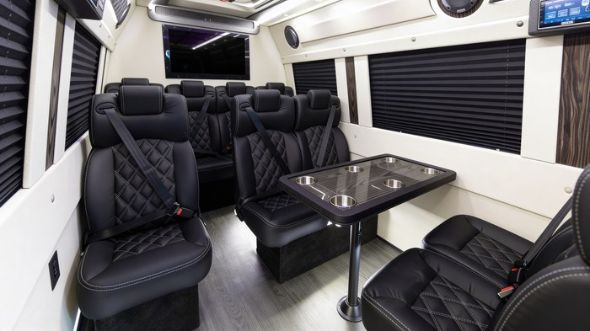 10 passenger sprinter van inside seattle