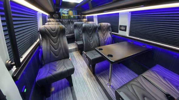 18 passenger sprinter van interior everett