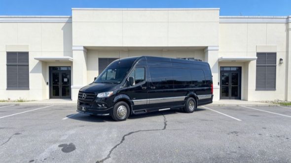 bellevue wedding sprinter van rental