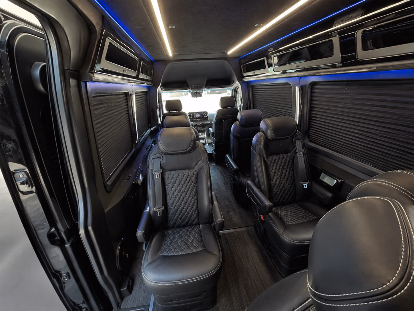 seattle 12 passenger sprinter van interior