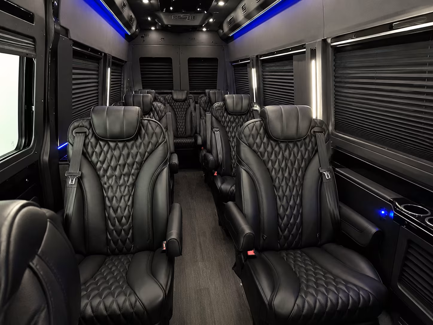 seattle 18 passenger sprinter van inside