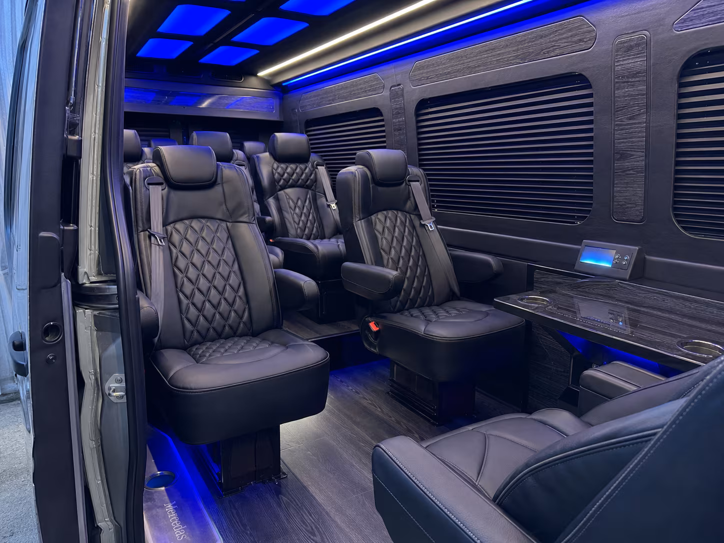 seattle 20 passenger sprinter van inside